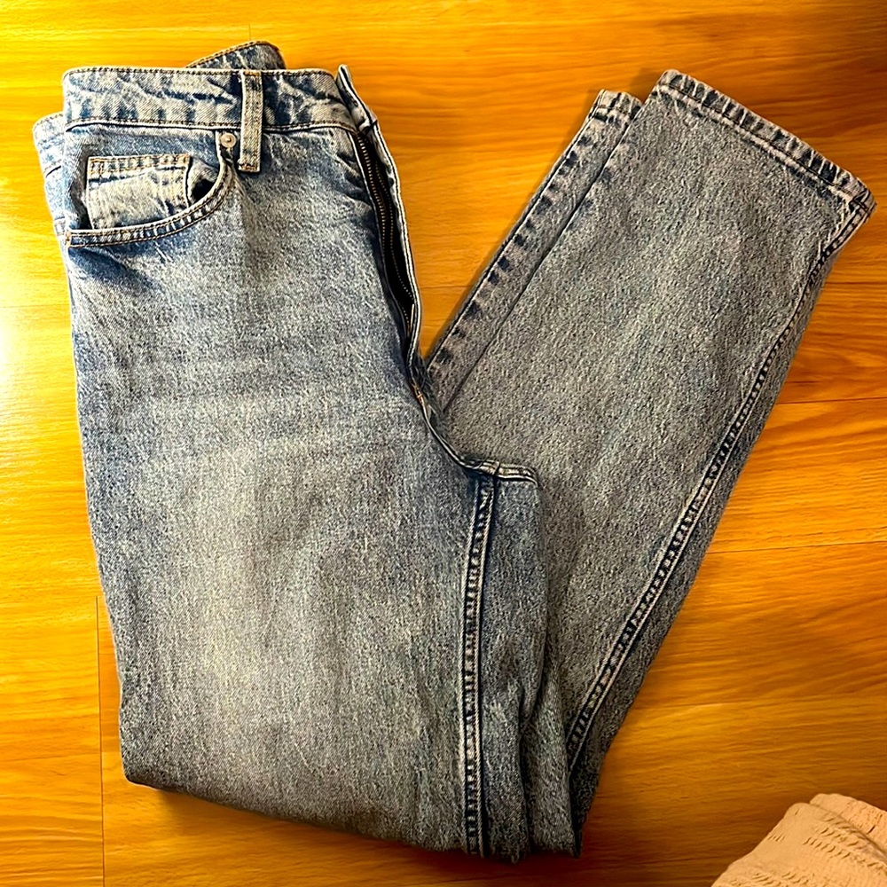 H&M vintage straight high waist jeans
